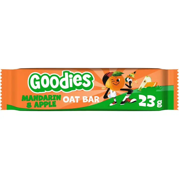 Goodies Oat bar Mandarin & Apple täysjyväkaurapatukka 23g|Goodies 燕麦棒柑橘和苹果全麦燕麦棒 23g