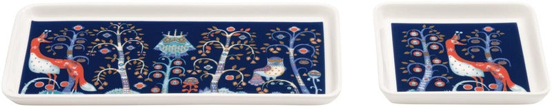 Iittala Taika长方形盘12x24蓝色|Iittala Taika lautanen suorakaide 12x24 sininen