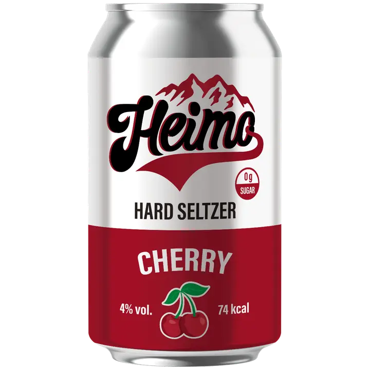 Heimo Hard Seltzer Cherry 4,0% 330ml|Heimo 樱桃硬苏打水 4.0% 330ml