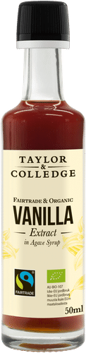 Taylor&Colledge Vanilla Extract Luomu -vaniljauute agavesiirapissa 50ml|Taylor & Colledge Taylor&Colledge 有机香草精(龙舌兰糖浆中) 50ml