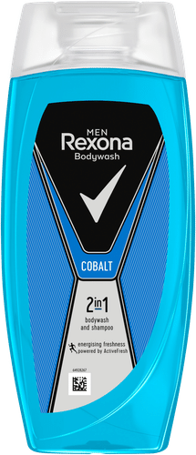 Rexona 男士钴蓝沐浴露 2合1配方 225 ml