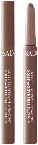 IsaDora 哑光眼影棒 长效防水 63 冷灰褐 1,2 g|Isadora The Matte Eyeshadow Stick Longwear & Water-Resistant luomiväripuikko 63 Cool Taupe 1,2 g