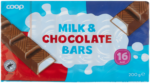 Coop 牛奶巧克力棒 200 g|Coop milkkispatukat 200 g