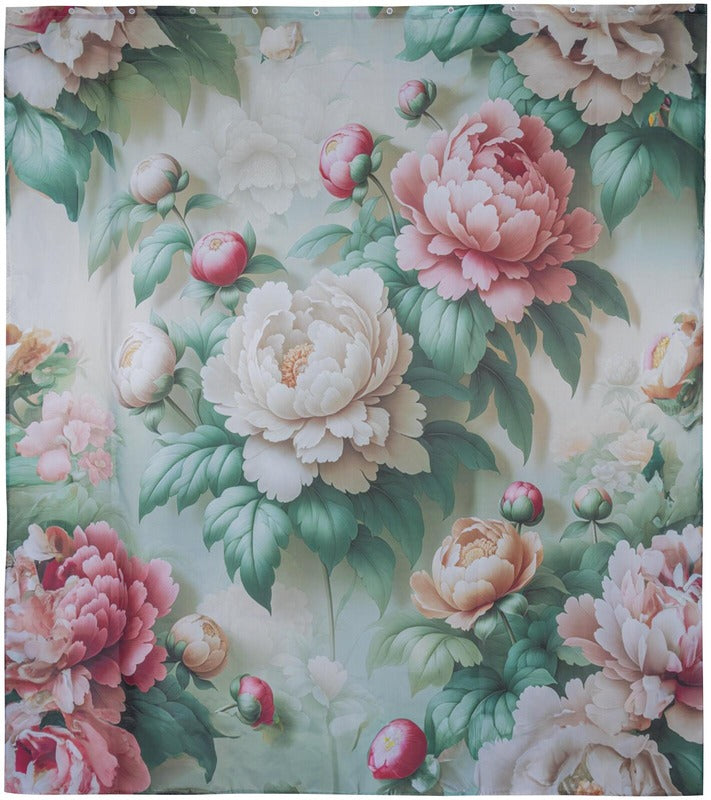 House 浴帘 牡丹花 180x200 cm