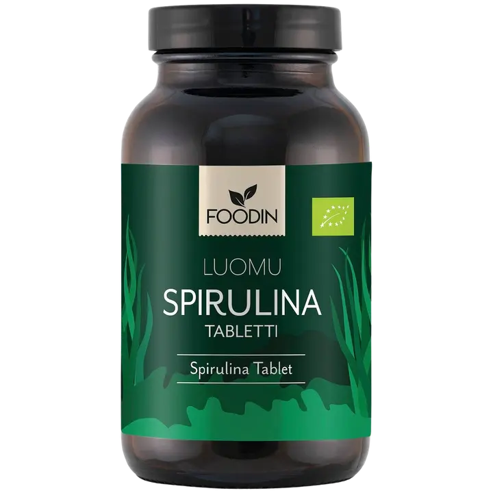 Foodin Spirulina-tabletit luomu 110g-Foodin 有机螺旋藻片 110g