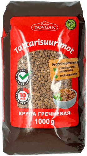 Dovgan Tattarisuurimot 1kg|Dovgan 荞麦米 1kg