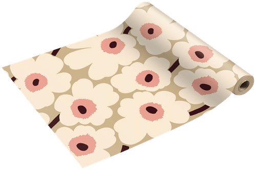 Marimekko Unikko 米粉长桌布 1条/0.4x4.8米