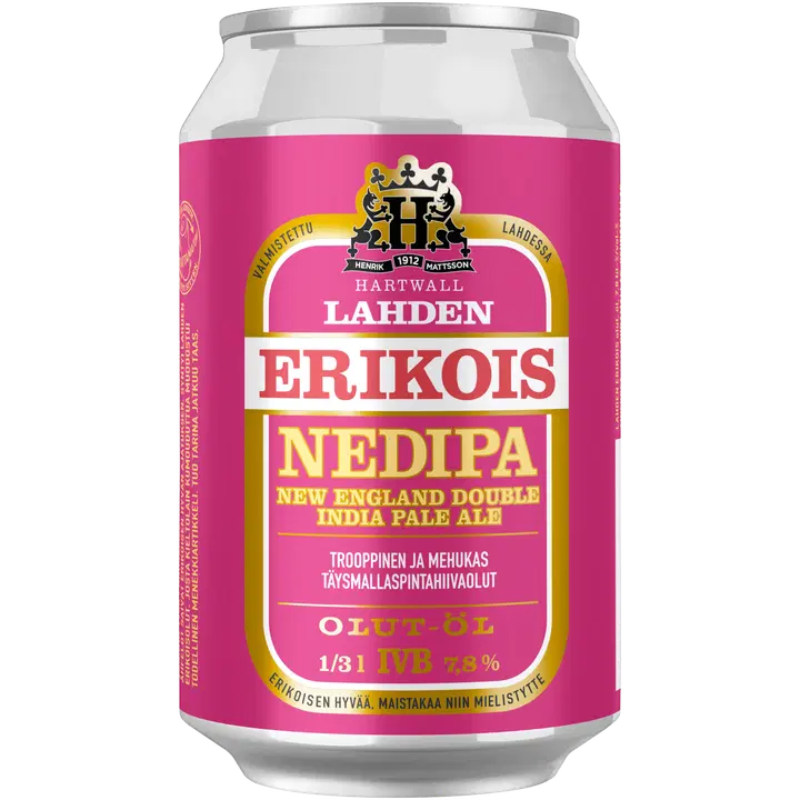 Lahden Erikois NEDIPA olut 7,8% 0,33 l|Lahden Erikois 尼迪帕饮料 7.8% 0,33 l