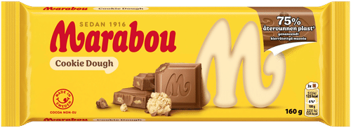 Marabou 曲奇面团巧克力板 160g