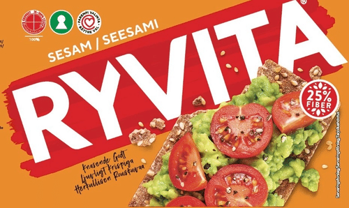 Ryvita 芝麻全麦黑麦脆饼 250g|Ryvita Seesami täysjyväruisnäkkileipä 250g