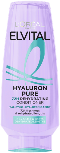 L'Oréal Paris Elvital Hyaluron Pure hoitoaine kosteutta kaipaaville hiuksille 200ml