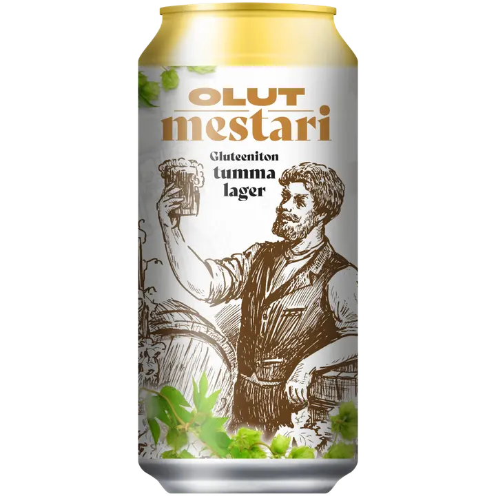 Stadin Panimo Oy Olutmestari Tumma Lager Gluteeniton 5,0% 0,44l|Olutmestari Stadin Panimo Oy Ulutmestari 黑饮品 无麸质 5.0% 0,44l
