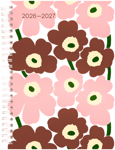 Marimekko Unikko lukuvuosikalenteri 2026-2027 A5