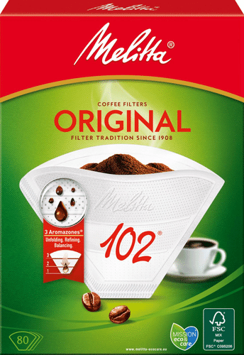 Melitta 102/80 valkoinen suodatinpaperi|Melitta 102/80白色滤纸