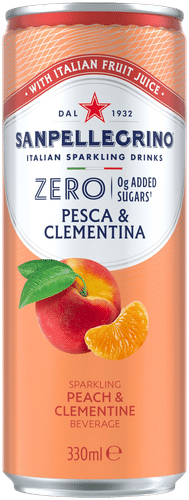 San Pellegrino Zero Pesca 克莱门汀 330毫升 罐装