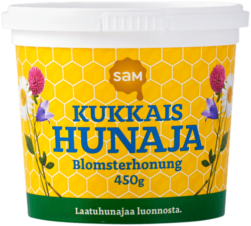 Hunajainen SAM Kukkaishunaja 450g|Hunajainen Sam 花蜜 450g