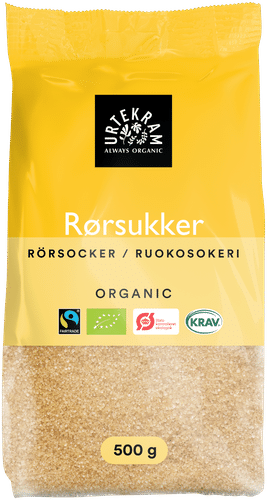 URTEKRAM Luomu Reilu kauppa Ruokosokeri 500g|Urtekram 有机公平贸易蔗糖 500g