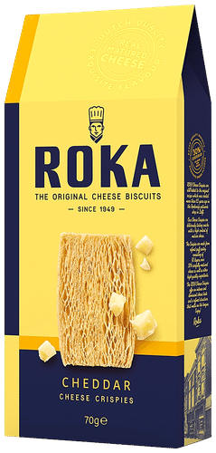 Roka 切达脆咸味饼干 70 g|ROKA Cheddar rapea suolakeksi 70 g