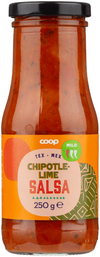 Coop 萨尔萨酱 温和 墨西哥辣椒青柠味 250 g|Coop salsakastike mieto Chipotle & Lime 250 g