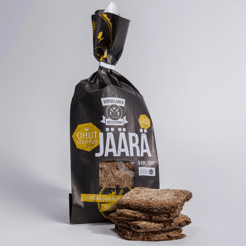 Viipurilainen Jäärä ohut 100% ruispalaleipä 6kpl/280g|Viipurilainen 亚拉薄片100%黑麦面包块 6个/280g