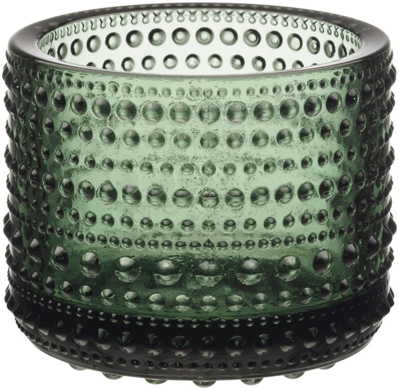 Iittala Kastehelmi 烛台 64毫米 松针绿|Iittala Kastehelmi kynttilälyhty 64 mm havunvihreä