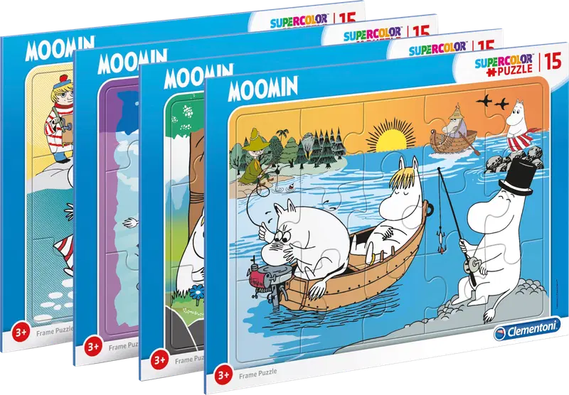 Muumi 姆明拼图相框15片|Kehyspalapeli Moomin 15 palaa