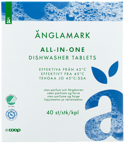 Änglamark 洗碗机用块 40 kpl