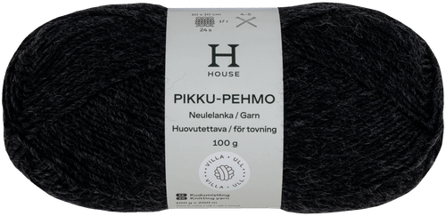 House 羊毛线 Pikku pehmo 100克 炭灰 1307