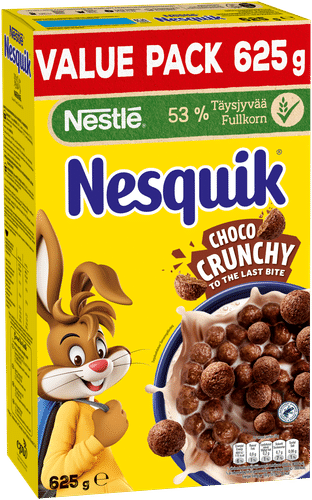 Nestlé Nesquik 625g kaakaomurot vehnästä ja maissista|Nesquik 雀巢 Nesquik 625克 可可小麦玉米脆片