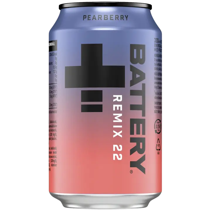 Battery Remix 22 energiajuoma tölkki 0,33 L|Battery Remix 22 能量饮料罐 0,33 L