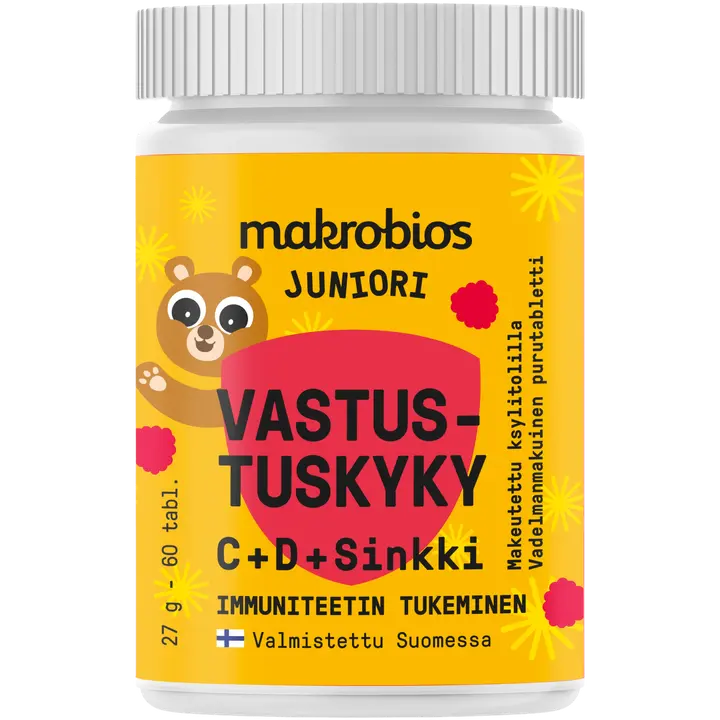 Makrobios Juniori Vastustuskyky 60 tablettia 27g-Makrobios 少年抵抗力 60 片 27g