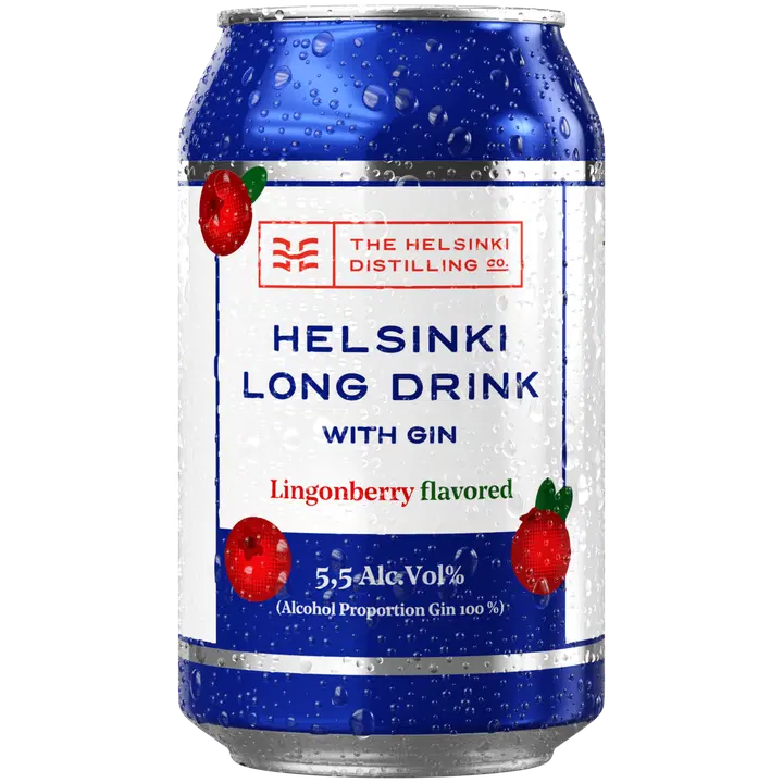 Helsinki Long Drink Gin&Lingonberry 5,5 % 0,33 l tlk|Helsinki 长饮杜松子饮品和越橘 5.5% 0.33 升 tlk