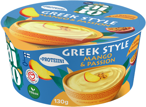 Fazer Aito Kauragurtti Greek Style Mango & Passion 130 g