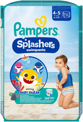 Pampers Splashers S4-5 9-15kg 11片 游泳裤