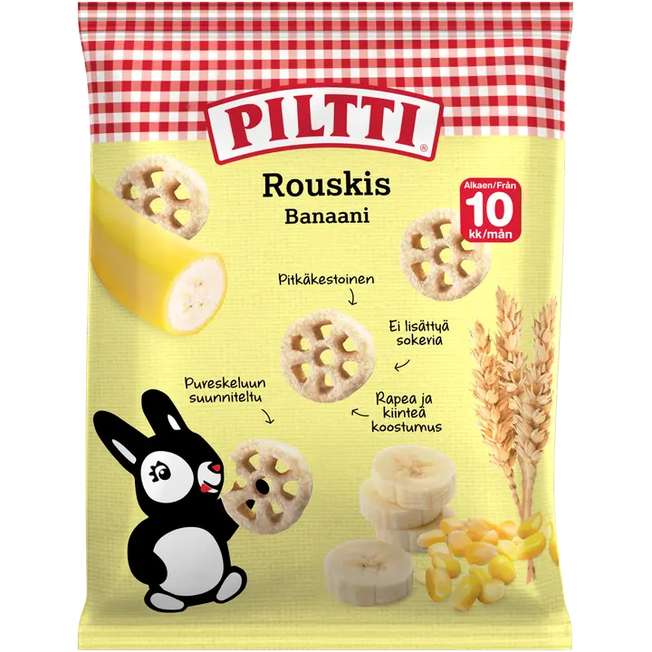 PILTTI 28g Rouskis banaani 10kk|Piltti 28 克 Rouskis 香蕉 10 个月