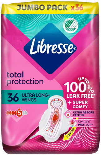 LIBRESSE side Ultra+ Long Wing 36 kpl