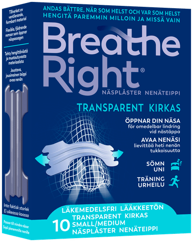 Breathe Right 鼻贴 10 kpl
