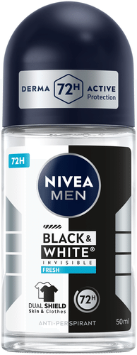 NIVEA Men 50毫升黑白隐形清新止汗走珠