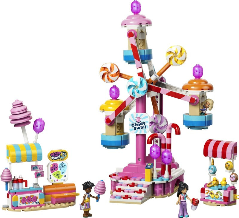 LEGO 糖果和纸杯蛋糕装饰的摩天轮|LEGO® Friends 42700 Karkkien ja kuppikakkujen koristama maailmanpyörä