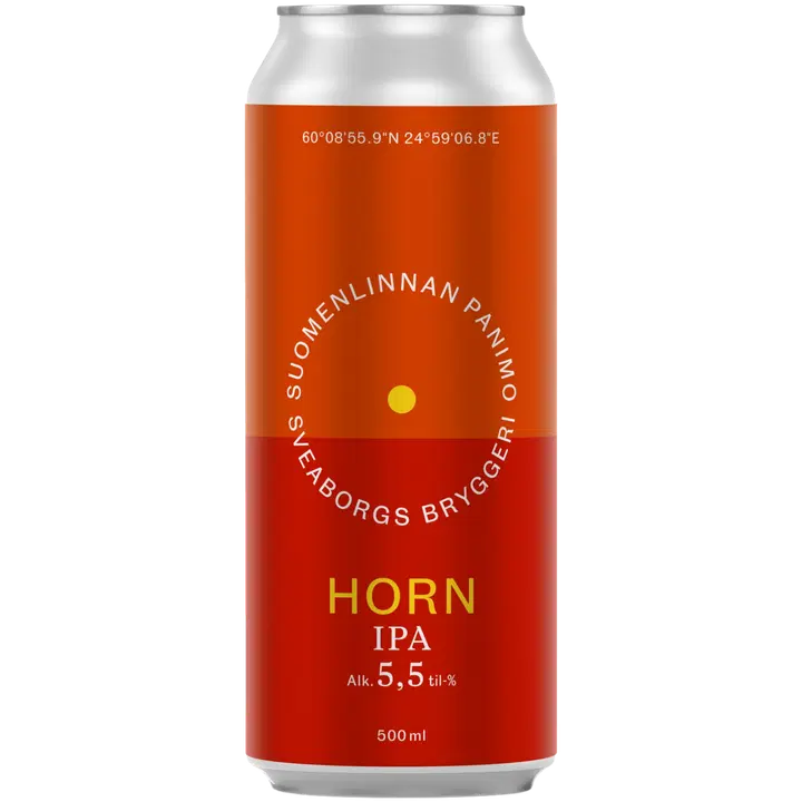 Suomenlinnan Panimo 50cl Horn IPA 5,5% tölkki olut|Suomenlinnan Panimo 50cl Horn IPA 5.5% 罐装饮品