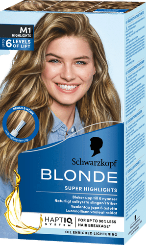 Schwarzkopf Blonde M1 高光超级挑染条