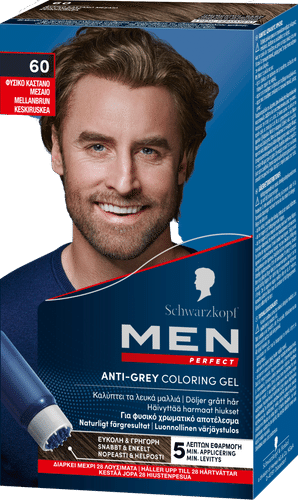Schwarzkopf Men Perfect 60 Keskiruskea hiusväri