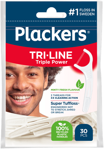Plackers Tri-line牙线棒 30kpl