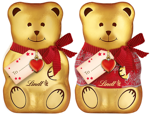 Lindt TEDDY maitosuklaakuvio, mukana pieni kortti 100g