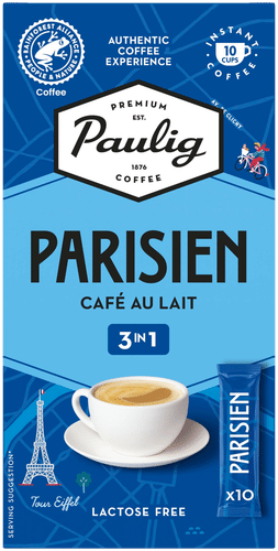 Paulig Parisien Café au lait 三合一咖啡饮料粉 10x16,5g