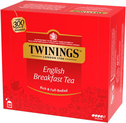 Twinings 50x2克英式早餐茶