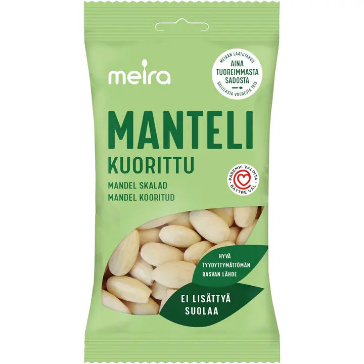 Meira Manteli kuorittu 100g-Meira 杏仁去壳 100g