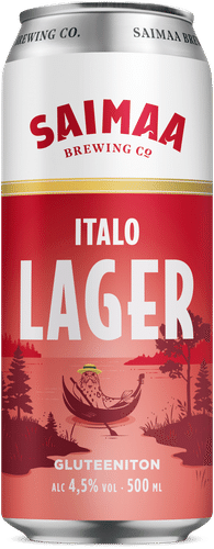 Saimaa Italo Lager 4,5% olut 0,5 l tölkki