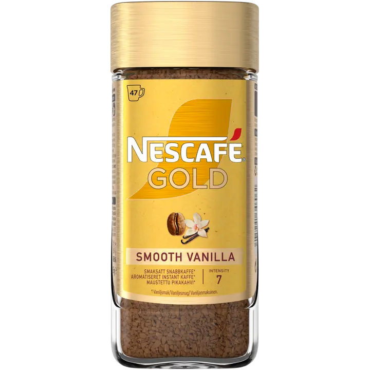 Nescafé Gold Vanilla 95g erikoispikakahvi|Nescafé 金香草95克特级速溶咖啡