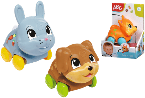 Simba ABC Hauskat eläinajokit, 8 cm, 3 erilaista, myydään yksittäin